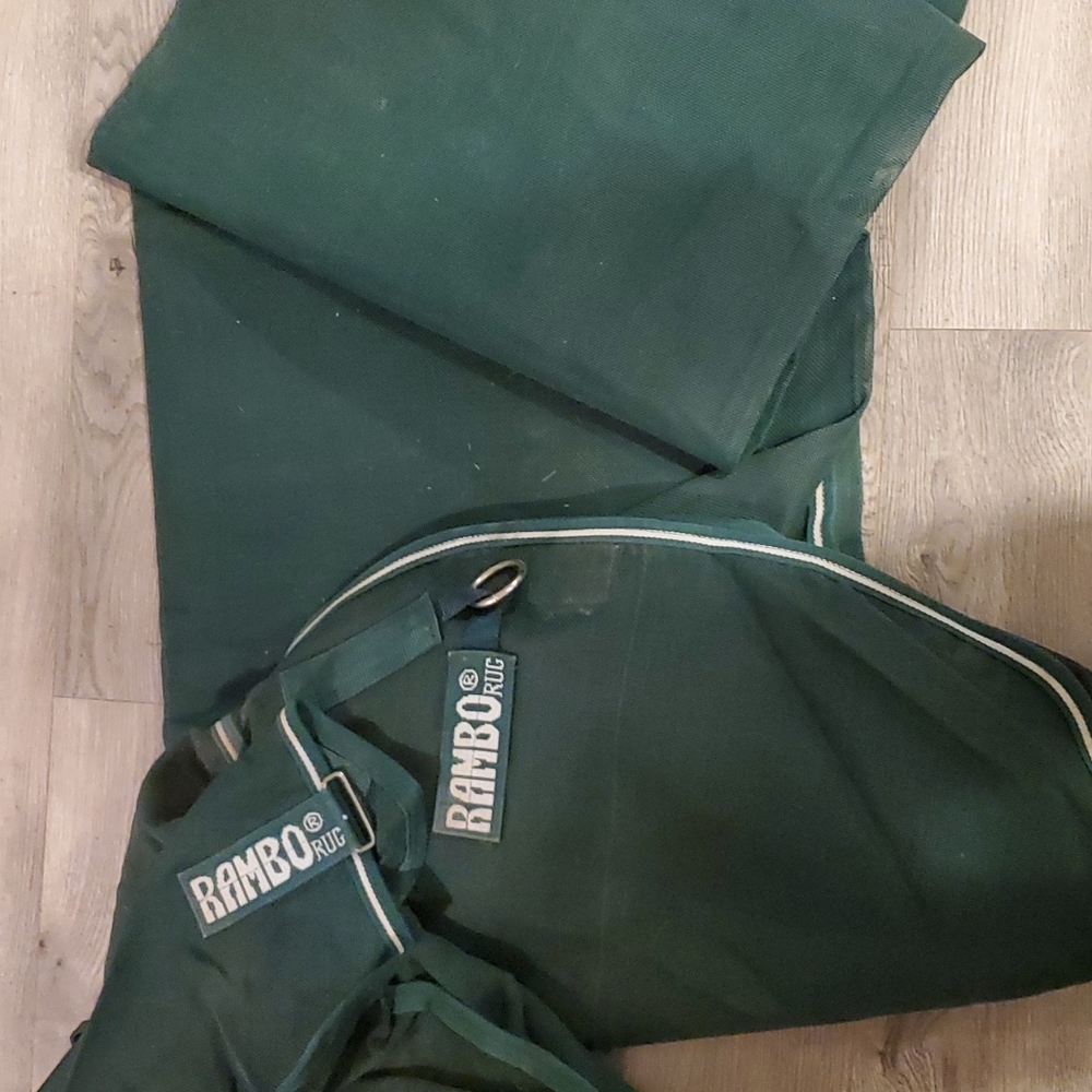 NEW Rambo Horseware Ireland Fly Sheet with Neck Cover size 7'3" (87")